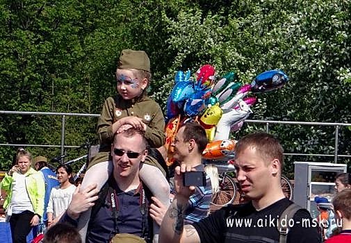 Демонстрация Ёсинкан Айкидо в Печатниках (9 Мая 2016)